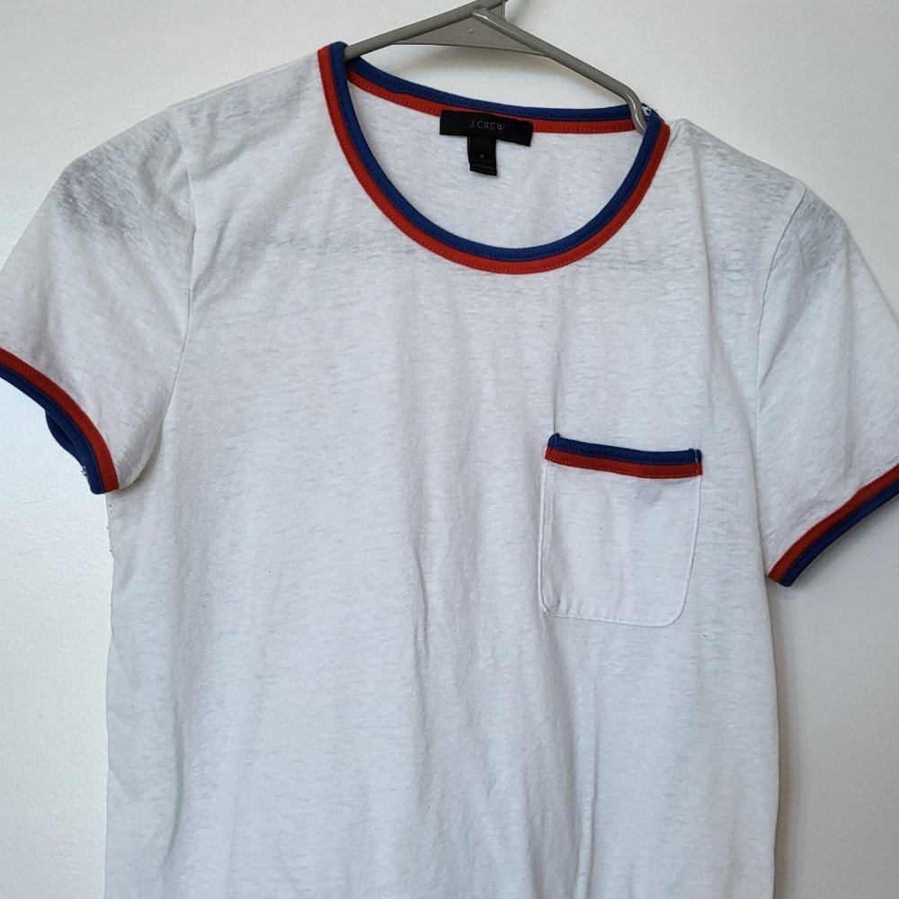 J Crew Front Pocket Tee